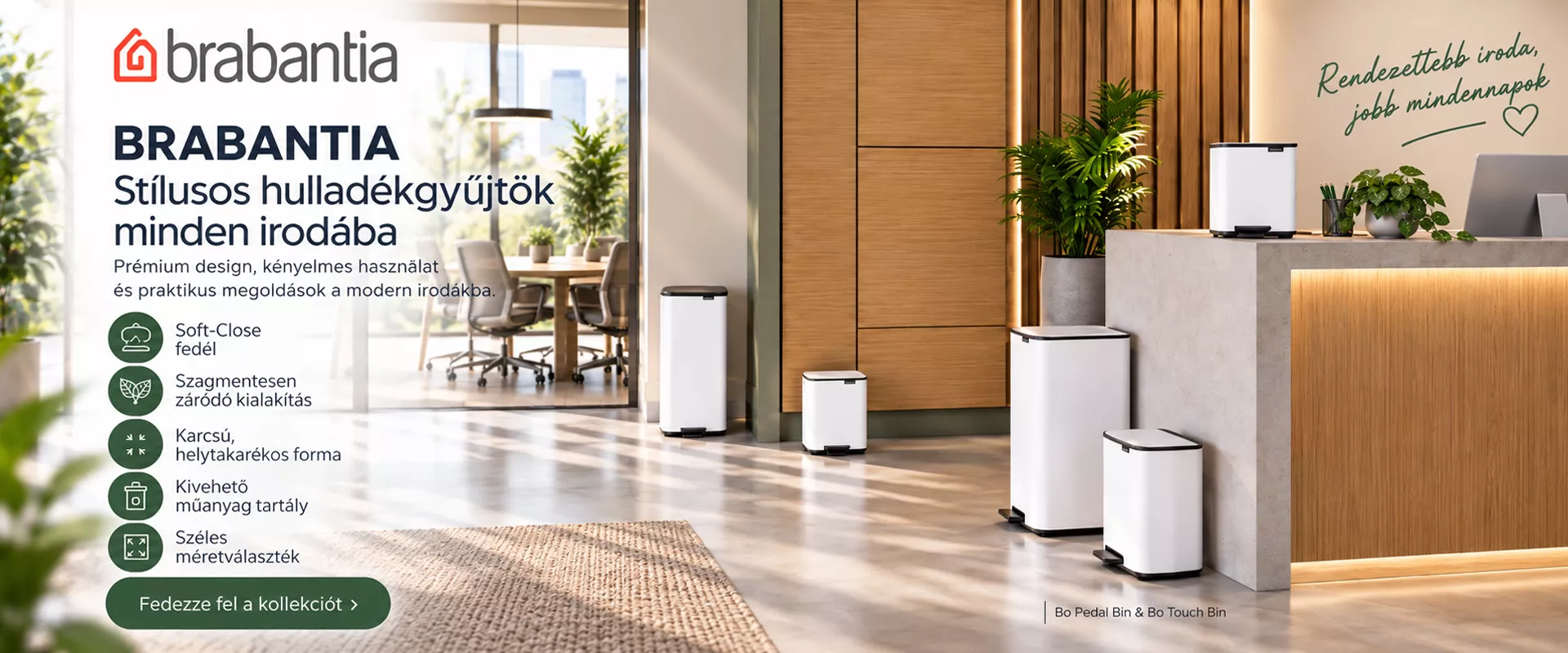 Brabantia hulladékgyűjtés – Prémium szemetesek és szelektív gyűjtők