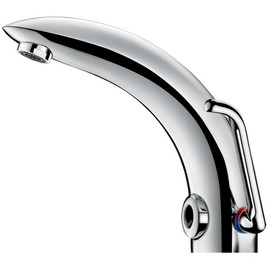 DELABIE TEMPOMATIC MIX 2 álló infracsap H-M vízre hosszú karral, ívelt testtel, hálózati