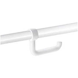 DELABIE 32-34 mm átmérőjű csövekre rögzíthető WC-papír tartó felhajtható kapaszkodókhoz, nagy szilárdságú fehér nylon