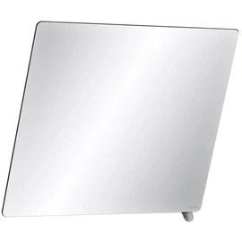 DELABIE keret nélküli dönthető tükör metallizált antracit színű alsó döntőkarral, 20°-ban állítható, 6 mm vastag biztonsági üveggel, 600x500 mm