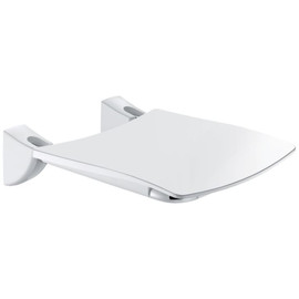 DELABIE Comfort ülőfelületű felhajtható zuhanyülőke, 420x506mm, UltraPolish fényes r.m. acél vázon