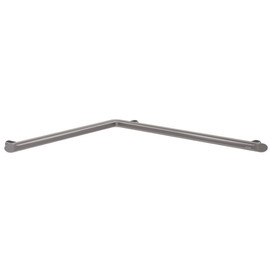 DELABIE Be-Line exkluzív vízszintes sarokkapaszkodó, D=35mm alumínium, antracit, 695x695mm