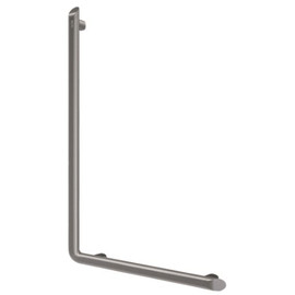 DELABIE Be-Line exkluzív 90°-os L-alakú kapaszkodó, D=35mm alumínium, antracit, 450x750mm
