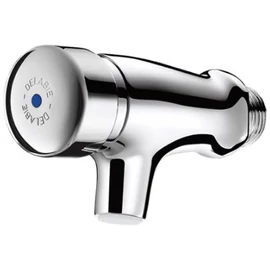 DELABIE TEMPOSTOP vandálbiztos fali csaptelep időzített nyomógombbal kevert vízre 50mm