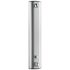 DELABIE SECURITHERM forrázásgátlós nyomógombos zuhanyfal H-M vízre, alumínium, felső bekötés