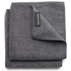 Brabantia SinkSide Microfibre Dish Cloths mikroszálas tisztítókendő, 2 db-os szett, sötétszürke, 300x300 mm - 118029
