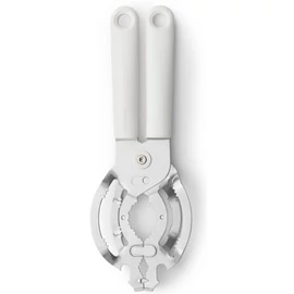 Brabantia Tasty+ Nice & Handy univerzális befőttesüvegnyitó, többféle fedélhez, perforátorral, akasztóval, r.m. acél, műanyag, világosszürke - 121760