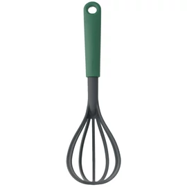 Brabantia Tasty+ Bake & Mix habverő és szűrőkanál, beépített tartóval peremekhez, akasztóval, hőálló, műanyag, platinazöld - 122828