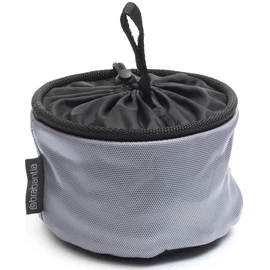 Brabantia Clothes Peg Bag kompakt méretű ruhacsipesz tartó, rugalmas stopperes húzózsinórral, tépőzáras akasztóval, akár 75db csipeszhez, időjárásálló, önürítő és szellőző test, szürke - 149801