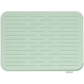 Brabantia SinkSide Silicone Dish Drying Mat edényszárító, csepegtető szőnyeg, csúszásmentes, bordázott felület, 325x438mm, szilikon, jáde zöld - 203329