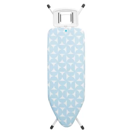Brabantia Solid Steam Iron Rest vasalódeszka 1240x450mm - C méret, fix vasalótámasz, D=22mm fehér váz, friss fuvallat huzat - 219689