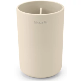 Brabantia ReNew fogkefetartó, elválasztó betéttel, csepptálcával, csúszásmentes talppal, H=110mm, műanyag, világos bézs - 223341