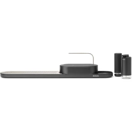 Brabantia SinkStyle Organiser Set mosogató rendszerező szett, 4db-os, rendszerező / szárítótálca / szappanadagoló / mosogatószer-adagoló, r.m. acél, műanyag, határtalan szürke ásványi textúra - 227684