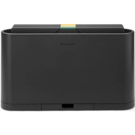 Brabantia Tasty+ Slice & Dice vágódeszka szett, 4db-os, tartóval, kihúzható telefon/ tablet állvány, sötétszürke, 360x218mmm - 229466