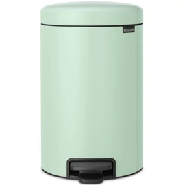 Brabantia NewIcon pedálos hulladékgyűjtő szagmentesen záródó Soft-Close fedél, műanyag tartály, 12L - X méret, acél, jáde zöld - 233906