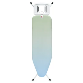 Brabantia Solid Steam Iron Rest vasalódeszka 1240x380mm - B méret, fix vasalótámasz, D=22mm fehér váz, megnyugtató tenger huzat - 236006
