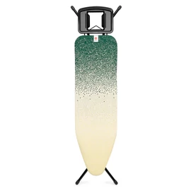 Brabantia Solid Steam Iron Rest vasalódeszka 1240x380mm - B méret, fix vasalótámasz, D=22mm fekete váz, Fairtrade pamut, újhajnal huzat - 242083