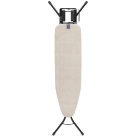 Brabantia Steam Iron Rest vasalódeszka 1100x300mm - A méret, gőzölős vasalótámasszal, D=22mm fekete váz, farmer szürke huzat - 242885