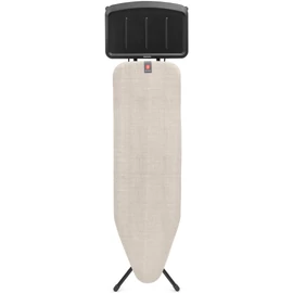 Brabantia Solid Steam Unit Holder vasalódeszka 1240x380mm - B méret, fix vasalótálca gőzállomásokhoz, D=22mm fekete váz, farmer szürke huzat - 243547