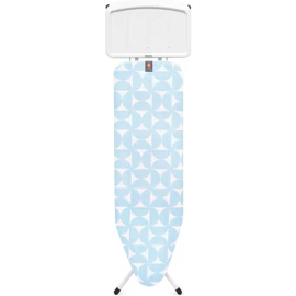 Brabantia Solid Steam Unit Holder vasalódeszka 1240x380mm - B méret, fix vasalótálca gőzállomásokhoz, D=22mm fehér váz, PerfectFlow friss fuvallat huzat - 244100