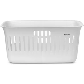 Brabantia Collect-It Laundry Basket szennyeskosár, 40L, 3db odalsó fogantyúval, szellőző nyílásokkal, újrahasznosított műanyag, fehér - 244643