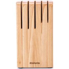 Brabantia Profile Slice & Dice konyhai késtartó blokk 5 kés számára, bükkfa - 260469