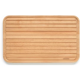 Brabantia Profile Slice & Dice bükkfa vágódeszka kenyér szeleteléshez, bemélyedésekkel, védő olajbevonattal, 400x250mm - 260728