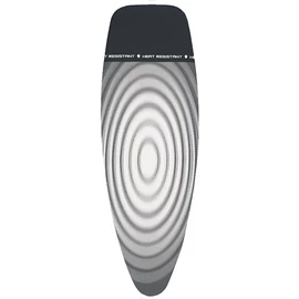 Brabantia Ironing Table Perfect Fit Covers vasalódeszka huzat, 1350x450mm - D méret, felső réteg - huzat + 2mm hab alátét, hőálló pihentető zóna, titán ovális - 266782