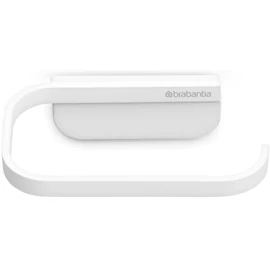 Brabantia MindSet fali kistekercses WC-papír tartó fedő nélkül, acél, szikrázó fehér ásványi textúra - 303104