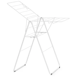 Brabantia HangOn Drying Rack ruhaszárító állvány, 15m szárítási hossz, 4db ruhaakasztó kampó, 12kg teherbírás, összecsukható, acél, fehér - 403323