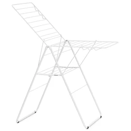 Brabantia HangOn Drying Rack ruhaszárító állvány, 20m szárítási hossz, 6db ruhaakasztó kampó, 12kg teherbírás, összecsukható, acél, fehér - 403385