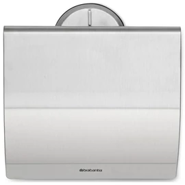 Brabantia Profile fali kistekercses WC-papír tartó fedővel, rozsdamentes acél, selyem matt - 427626