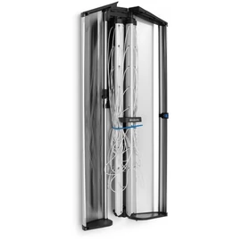 Brabantia Protective Storage Box zárható acél kabinet Wallfix Dryer fali rögzítésű, összecsukható kültéri ruhaszárítóhoz, időjárásálló, metál szürke - 475900