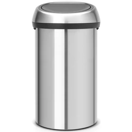 Brabantia Touch Bin nyomófedeles hulladékgyűjtő XXL, 60L - H méret, selyem ujjlenyomatmentes r.m. acél test, selyem ujjlenyomatmentes fedő - 484506