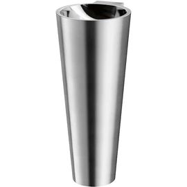 DELABIE BAILA lábon álló, kúp alakú kézmosó, 0,8mm r.m. acél, dual finish - polírozott medence, selyem test, csapfurat nélkül