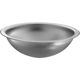 DELABIE HEMI pultba süllyesztett félgömb mosdókagyló, D=375/310mm, r.m. acél, fényes