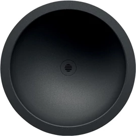 DELABIE HEMI pultba süllyesztett félgömb mosdókagyló, D=450/385mm, r.m. acél, matt fekete Teflon