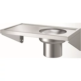 DELABIE rozsdamentes acél gipszelőkészítő asztal és mosogatópult kivehető mosogatómedencével