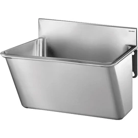 DELABIE sebészi bemosakodó vályú alacsony hátfallal, egy állásos 700mm, r.m. acél