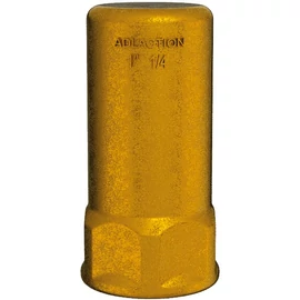 DELABIE vízütés csillapító, vízkalapács elnyelő r.m. acél rugóval, dugattyúval, max. 20 bar, H=103mm sárgaréz test, F5/4"