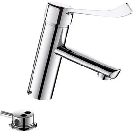 DELABIE orvosi karos csap SECURITHERM EP nyomáskiegyenlítős forrázásgátlás, levehető BIOCLIP test, leeresztőszeleppel, elzárócsapok