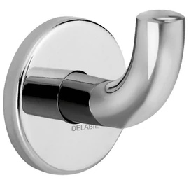 DELABIE egyágú akasztó, kerek, r.m. acél, fényes
