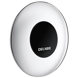 DELABIE TEMPOMATIC infra vezérlésű WC öblítőszelep szervizfolyosós szereléshez, max 225 mm falra, hálózati