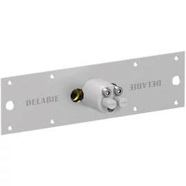 DELABIE rögzítőkonzol és transzformátor szett TEMPOMATIC MIX 4 fali, beépített vízcsatlakozású keverős csapokhoz, 0-35mm falakhoz, M1/2