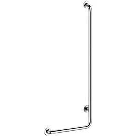 DELABIE fordított L-alakú kapaszkodó ArN biztonsági hegesztésű UltraPolish fényes r.m. acél cső D=32mm, 1150x450mm