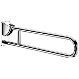 DELABIE felhajtható kapaszkodó, r.m. acél, UltraPolish fényes, lecsapódásmentes, 850mm