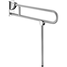 DELABIE felhajtható kapaszkodó lábbal, r.m. acél, UltraSatin selyem, lecsapódásmentes, 850mm