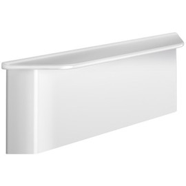 Piperepolc DELABIE Be-Line felhajtható zuhanyülőke fali konzoljának eltakarásához, 275x55mm, fehér