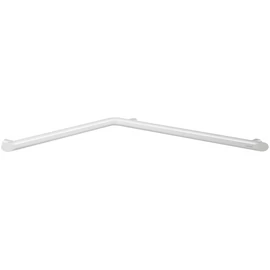 DELABIE Be-Line exkluzív vízszintes sarokkapaszkodó, D=35mm alumínium, fehér, 695x695mm