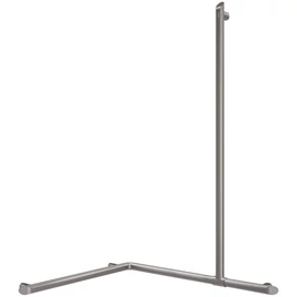 DELABIE Be-Line exkluzív sarokkapaszkodó zuhanyzóba felszálló ággal, antracit, 695x695x1130mm